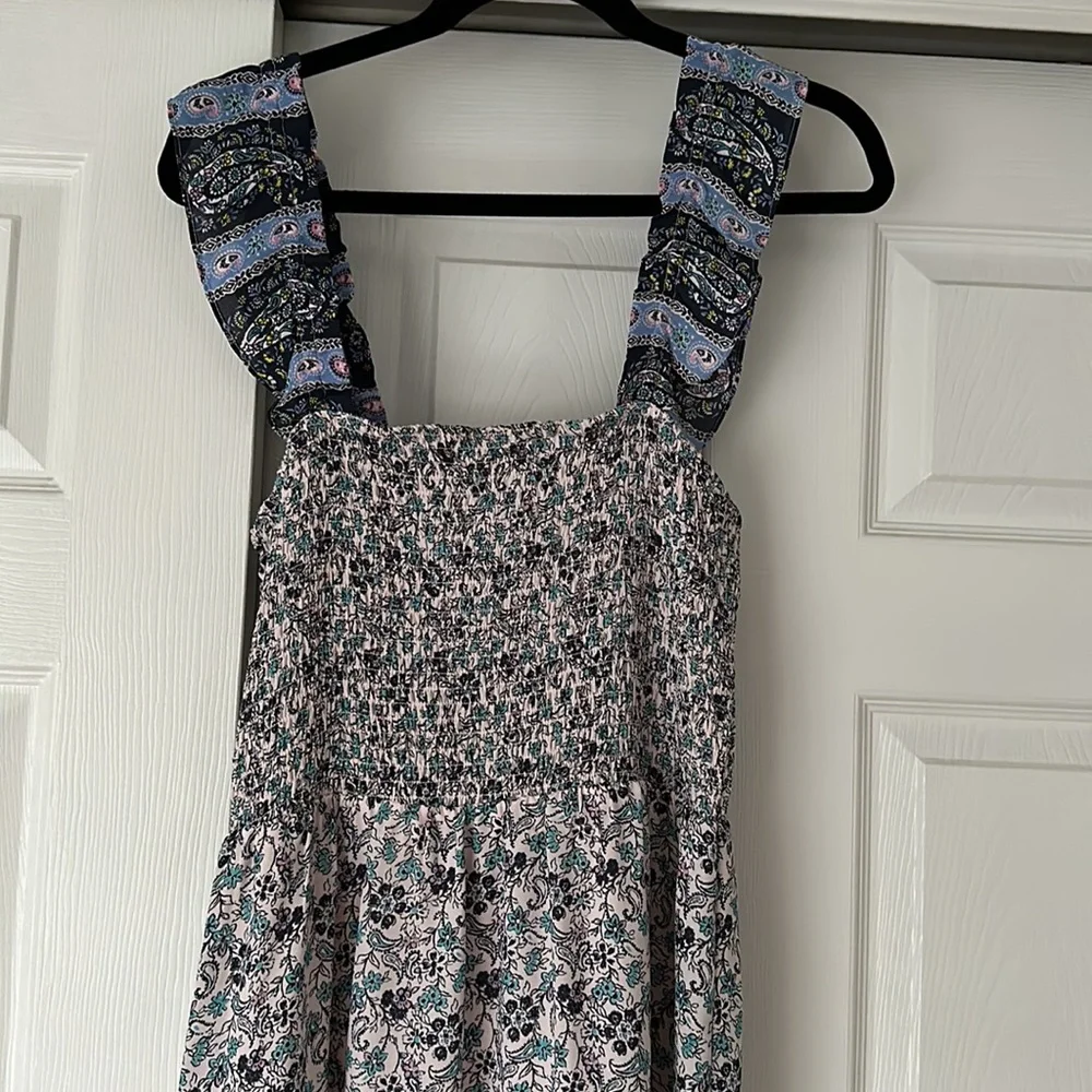 Collective Concepts Floral Midi Dress Size Large - Picture 2 of 2